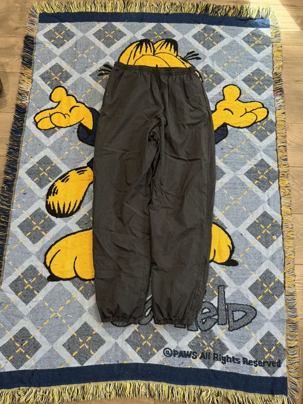 Vintage 90s Nike All Black Drill Sweatpants